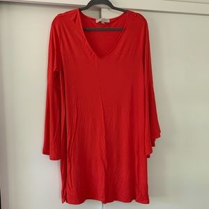 Bell Sleeve Swing Dress